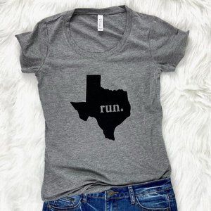 Run Texas Womens Triblend Tee